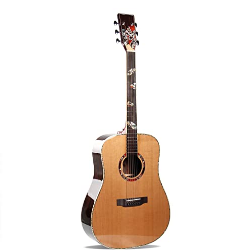 MEIeynt Kit de démarrage de Base pour Guitare Acoustique débutant de 41 Pouces avec Sac de Transport, Cordes, Sangle… - Les Beatles, Paul McCartney, John Lennon, RIngo Starr, George Harrison MEIeynt Kit de démarrage de Base pour Guitare Acoustique débutant de 41 Pouces avec Sac de Transport, Cordes, Sangle…