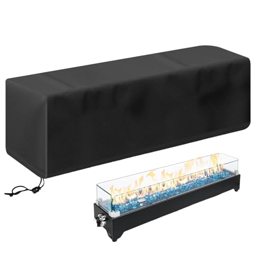 Housse imperméable pour brasero rectangulaire protège votre table des intempéries - 2