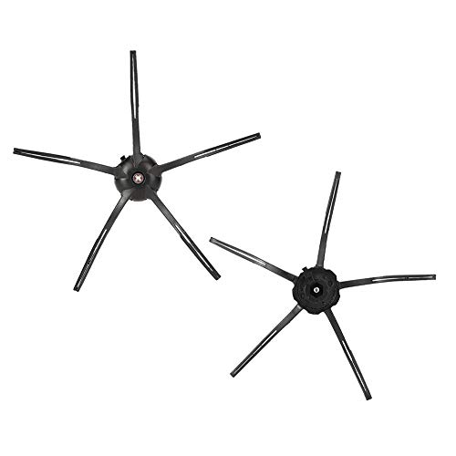 Fait 2 Stuks Zijborstel Vervanging Accessoire voor XIAOMI Roborock S6 S5 E35 E2 Veegrobot Zwart Kan de kamer netjes… - Afbeelding 8