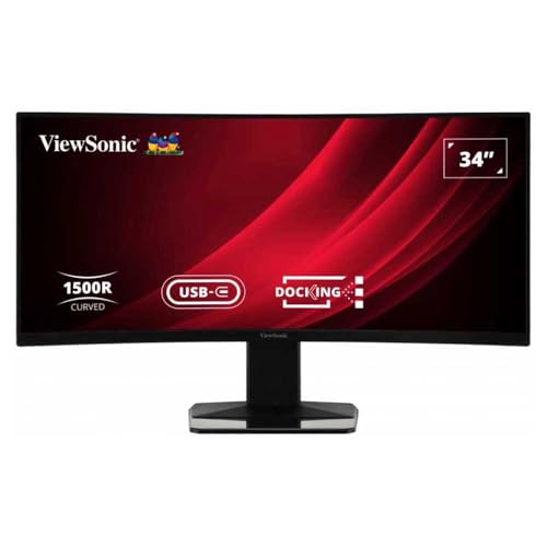 ViewSonic Display VG3419C Computerbildschirm 86,4 cm (34) 3440 x 1440 Pixel UltraWide Quad HD LED Schwarz