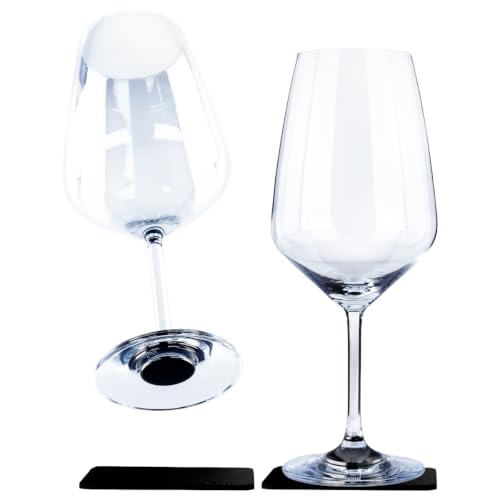 silwy Magnetic System, Crystal Glasses with Integrated Magnet and...