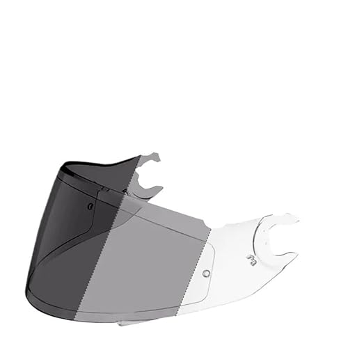 ヘルメットバイザーレンズ, SHARK D Skwal D-Skwal 2 Spartan ヘルメット バイザー フルフェイス 交換用 モトヘルメット レンズ ブラック イリドラム シルバー フォトクロミック Visera(Photochromic)