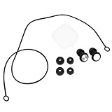 Hohopeti Noise Cancelling Ohrstöpsel mit CD muster Silikon Gehörschutz für Schlaf Lernen Arbeit Wiederverwendbar Komfortabel Schnurgebunden Silber schwarz Lärmschutz für Reise und Konzert