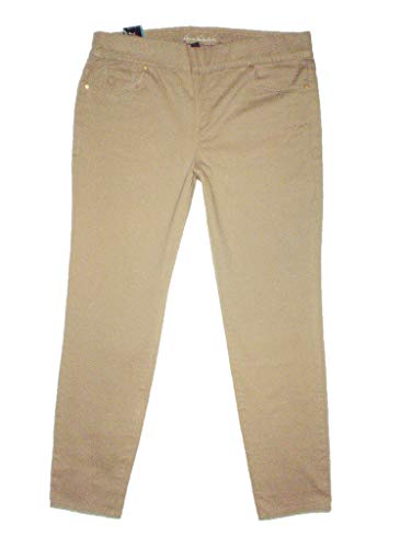 Gloria Vanderbilt Avery Pull On Slim Leg Latte Pant Petite Womens Size 12P New