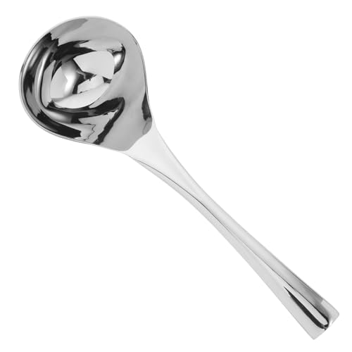 PRETYZOOM Cuchara Para Salsa y Sopa De Acero Inoxidable 8.3 Pulgadas Lavavajillas Acabado Brillante