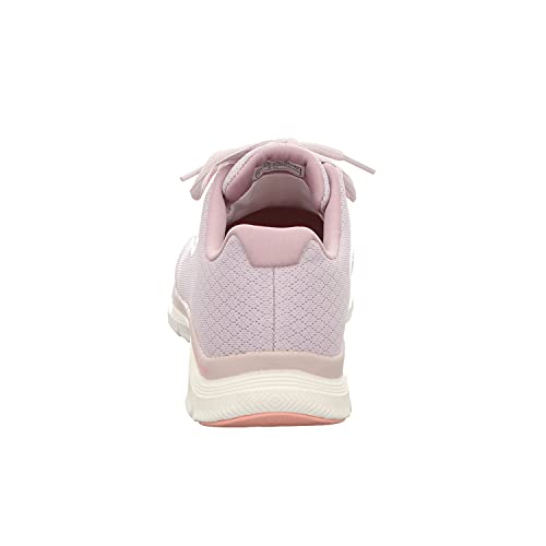 Skechers Skechers Women's Flex Appeal 4.0 Coated Fidelity Sneaker, Rose Mesh Trim, 6 UK