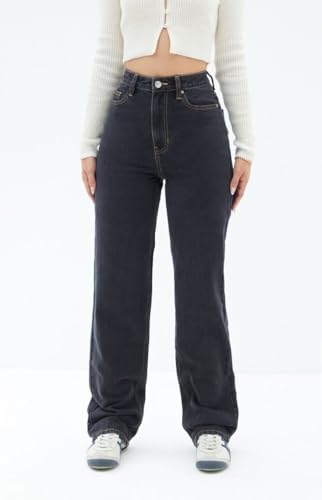 PacSun Women's '90s Boyfriend Jeans Black3