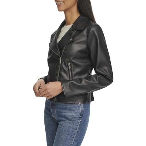 Levi's Women's Smooth Faux Leather Moto (Standard and Plus Sizes)2