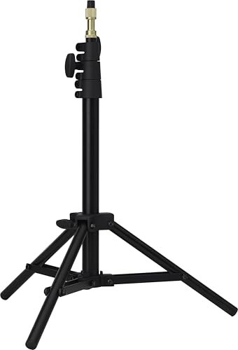 Image of Kupo Low Mini Kit Stand, Compact Low-Angle Stand with 5 /8 inch Stud, Supports 3.3lbs, Designed for Background and Backlight Use - Silver (KS041211)