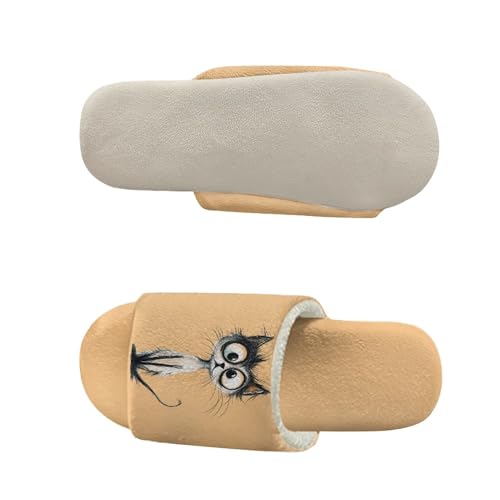 Fuzzy Slippers Open Toe House Shoes Breathable Indoor Slider Shoes Lightweight Slippers for Women4