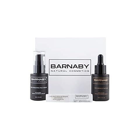 Barnaby Skincare CBD Skincare Beauty Gift Box, Cosmetics Christmas Present Set & Kit for face treatment with 1000mg CBD products Cover
