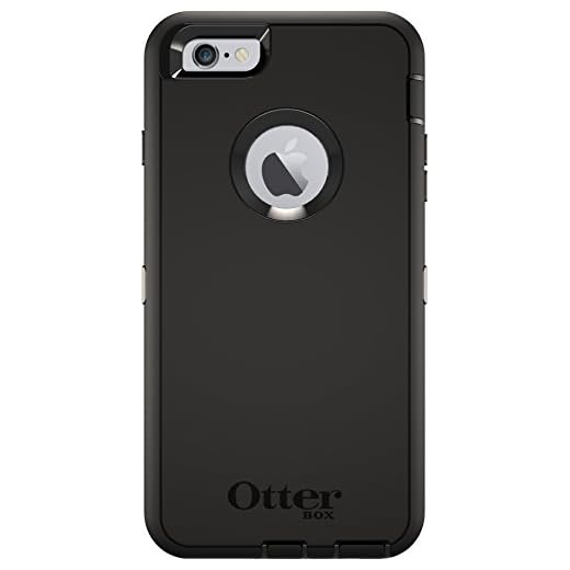 OTTERBOX DEFENDER iPhone 6 PLUS/6s PLUS Case - Retail Packaging - BLACK