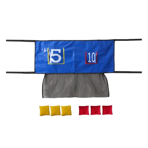 SHINROAD Trampolino universale per gioco da giardino, trampolino da lancio, gioco per esterni, giardino, prato, parco, rete da lancio per adulti, include sacchi di sabbia A