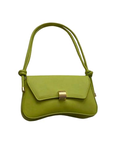 SHENHE Women's PU Leather Shoulder Bag Knotted Top Handle Hobo Purses Underarm Clutch Handbag