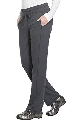 Dynamix Scrubs for Women, Drawstring Cargo Pants for Women DK130, M, Pewter - image 5