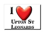 Enjoymagnets Upton ST LEONARDS (ENG) Souvenir England England Fridge Magnet KÜHLSCHRANK Magnet ICH Liebe I Love