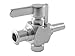 6019IND - 1-Way Stopcocks with 1 Female Luer Lock and 1 Male Luer Lock - Metal Stopcocks, Cadence Science - Each