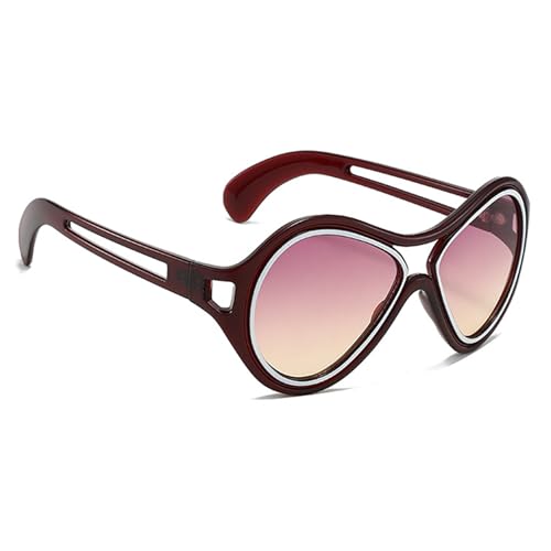 bullabulling Retro Round Dragonfly Sunglasses Women Fashion Gradient Shades UV400 Men Punk Sun Glasses3