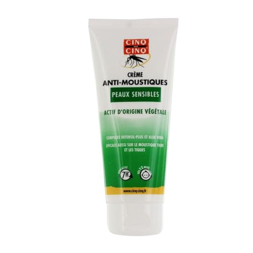 Cinq sur Cinq Crème Anti-Moustiques Peaux Sensibles 100 ml