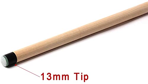 Taco de billar profesional de arce 3/4 104 cm punta 13 mm miniatura 2