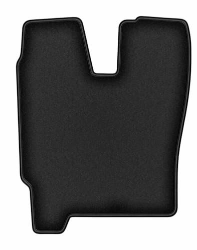 Tapis conducteur en velours Iveco Eurocargo II confort cabine camion utilitaire noir