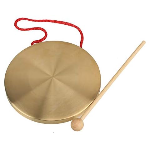 Yibuy 150mm Brass Copper Cymbals Gong Cover