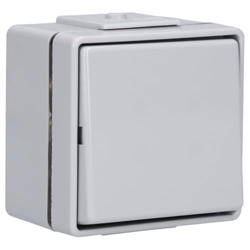 Jung 606W Wippschalter Universal aus-Wechsel, Grau
