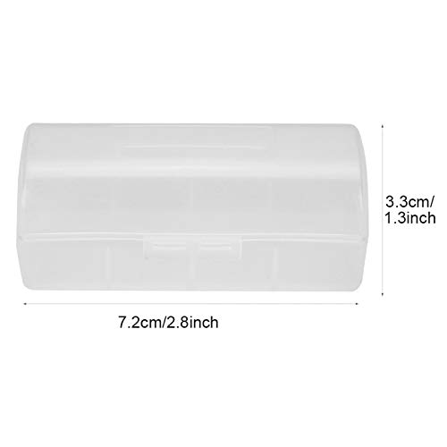 ASHATA 2PCS Battery Organizer Storage Box, Waterproof Case Battery Holder Storage Box Batteries Protector Cover for 26650 Battery - Image 7