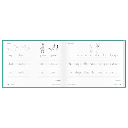 Learning Without Tears - Printing Power Student Workbook, Current Edition - Handwriting Without Tears Series - 2nd Grade Writing Book - Writing and Language Arts Lessons - for School or Home Use