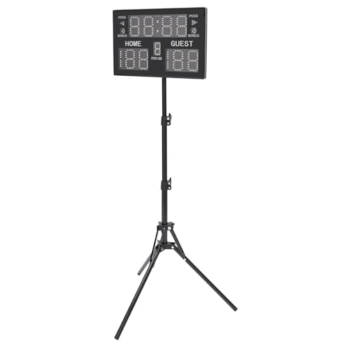 Marcador electrónico portátil con trípode ajustable negro miniatura 6