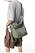 KAOBIO Grunge Hippie Boho Backpack Durable Canvas Casual Adjustable Daypack College Vintage Travel Rucksack for Women Men (Army Green)