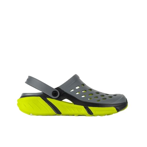 Image of Joybees Men's Trekking Clog Charcoal / Citrus - 12