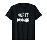 JGCreates Politics Nasty Woman T-Shirt - Women-Adults Black Small Classic Fit Short Sleeve Crew Neck Political Statement - Modern Conversation Starter, Lightweight
