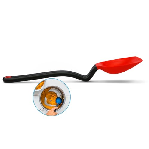 Dreamfarm Supoon Non-Stick Sit-Up Silicone Scraping, Serving, Cooking Spoon Measures 5ml Tsp & 15ml Tbsp - 11