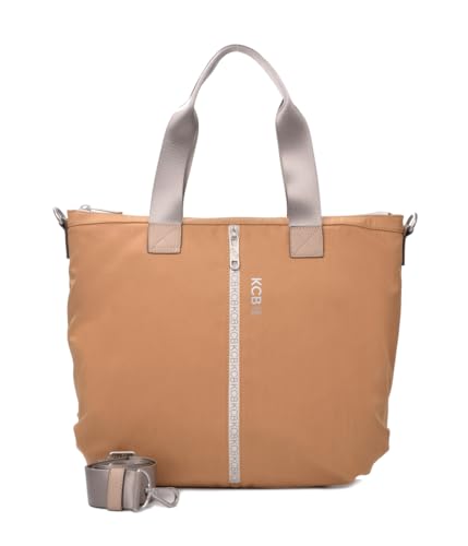 KCB Bolso de Hombro Grande Combo | Diseño Elegante y Funcional | Versátil y Espacioso | Gran Capacidad | Asas Ajustables | 100% Vegano | Color Ocre