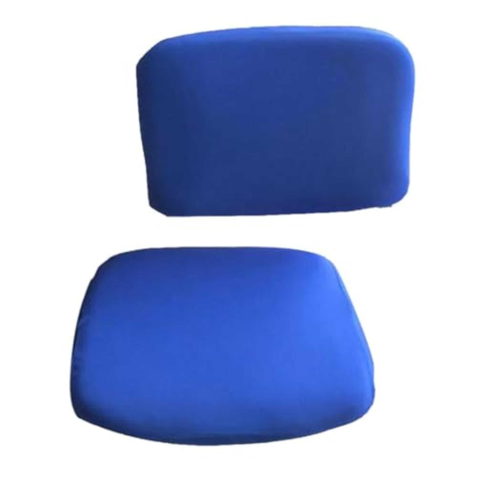 Deep Blue Stretchable Office Chair Covers Set