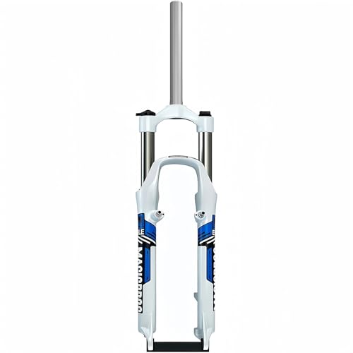 MTB Horquilla De Suspensión 26 Pulgadas 1-1/8' Viaja 100Mm Freno De Disco/V QR 9Mm Hombro Control Horquilla Delantera De Bicicleta E,26''