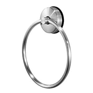 JOMOLA Handdoekring Zuig Handdoekrail Voor Badkamer Rvs Keuken Handdoek Rail Rack Boor Gratis Bad Handdoekhouder Badkamer Accessoires Geborsteld Afwerking