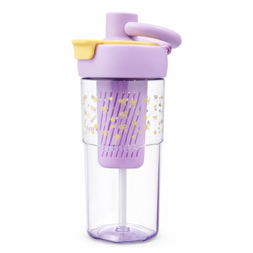 Image of Vasukie 750ml Kids Water Bottle with Detachable Food Infuser | BPA-Free, Food Grade & Leakproof | Freezer & Fridge Safe | Durable & Stylish School Bottle (Star Bottle)