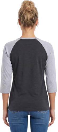 Image of ToBeInStyle Women's Classic Two Color Cotton Baseball T-Shirts