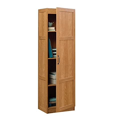 Sauder Miscellaneous Storage Cabinet, L: 17.99" X W: 13.94" X H: 60.00", Highland Oak Finish #TOP6