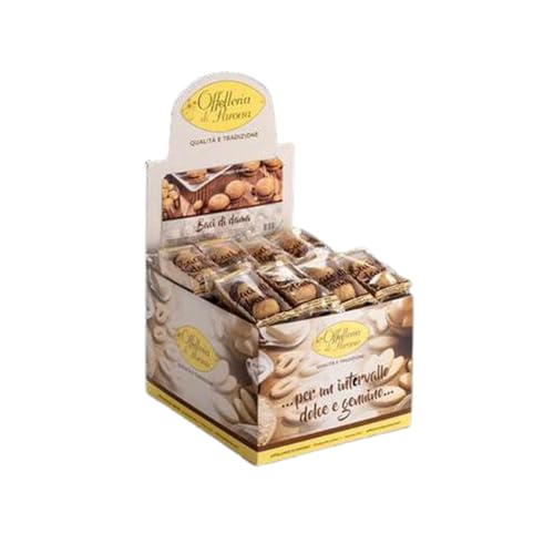 Offelleria di Parona 50 confezioni monoporzione - Biscotti tradizionali artiginiali (Baci di dama)