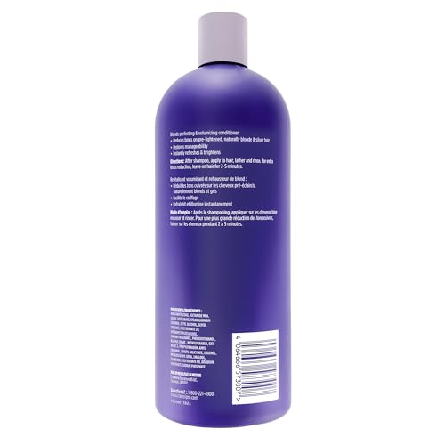 Shimmer Lights Purple Conditioner | Neutralizes Brass & Yellow Tones | For Blonde, Silver, Gray & Highlighted Hair