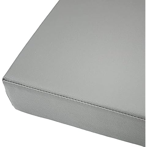 PU Leather Bench Cushion With Zippers Water Resistant Seat Cushion Pad 5cm Thick For Dining Chair Shoe Changing Stool Patio Garden Bench (Grey,110 * 40 * 5cm) Cover