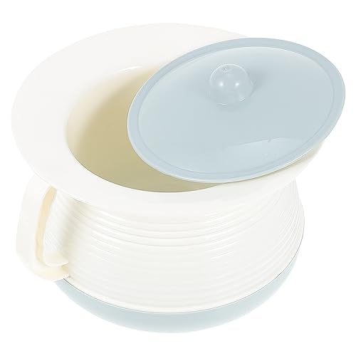 GLEAVI 1 セット ふた付き小便器 男女兼用小便器 小便器つばつん ポータブルトイレスピットン トイレ便器 無効になっているチャンバーポット 夜尿容器 子供用ポータブルおしっこトイレ 便器