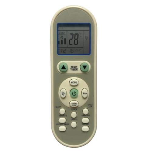 Image of Upix AC Remote No. 245 (No Backlight), Compatible /Replacement for Micromax AC Remote Control (Exactly Same Remote Will Only Work)