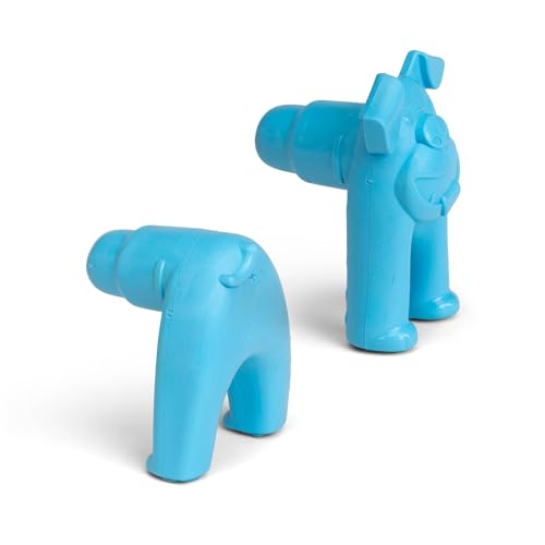 WEST PAW Toppl Stopper Insert Accessory for Toppl Dog Treat Toy Keeps Toy Steady and Upright for Filling and Freezing Mess-Free Treat Prep Dishwasher Safe Made in USA - Aqua Blue