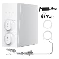 Happybuy Reverse Osmosis System,800 GPD 8-Phase Tankless RO Water Purifier, NSF Certified for TDS Decrease, Under Sink Water Filter System with Intelligent Display Tap