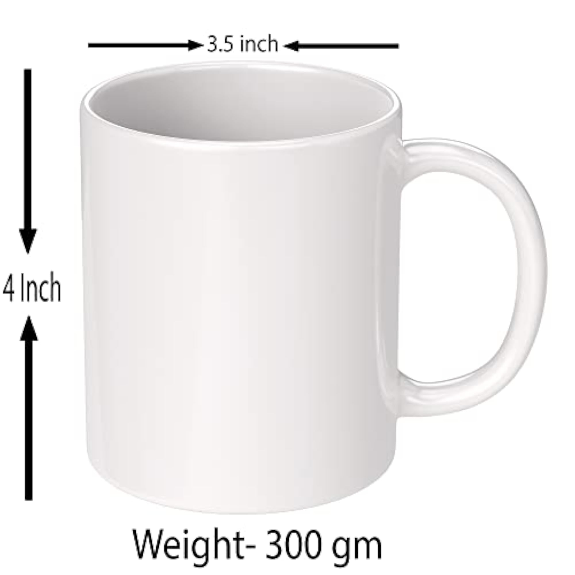 Printed White Text Quote Mug for Chachu