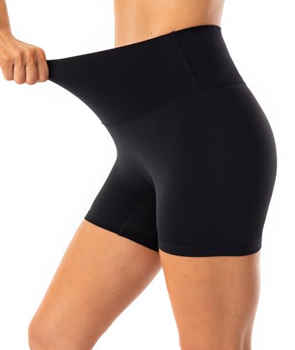 Lavento Women's All Day Soft Biker Shorts 3"/ 5"/ 7" - High Waisted Workout Gym Running Yoga Short4